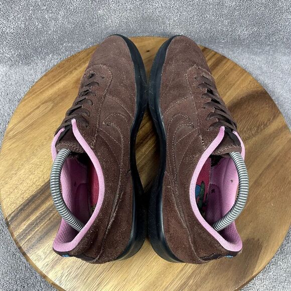 Nike Shoes Men\'s Size 9 Brown Pink Leather Dunk Skate Retro Sneakers AR0767-200 main image 8